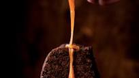 Chocolate Coffee Cake with Caramel Sauce Chocolate Coffee Cake with Caramel Sauce