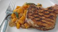 Panca Pork Chops with Pumpkin Sofrito Panca Pork Chops with Pumpkin Sofrito