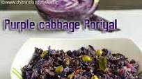 PURPLE CABBAGE PORIYAL PURPLE CABBAGE PORIYAL