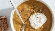 Slow Cooker Split Pea Soup With Horseradish Cream Slow Cooker Split Pea Soup With Horseradish Cream