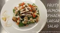 Fruity Salmon Caesar Salad Fruity Salmon Caesar Salad