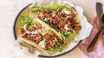 Street Food-Style Tex-Mex Beef Tacos with Cheddar Cheese Street Food-Style Tex-Mex Beef Tacos with Cheddar Cheese