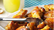Honey-Mustard Chicken Wings Honey-Mustard Chicken Wings