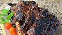 BBQ Bison Back Ribs BBQ Bison Back Ribs