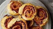 Cheese & pickle pinwheels Cheese & pickle pinwheels