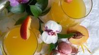 Peach and Apple Cider Bellini Peach and Apple Cider Bellini