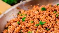 Tostadas de picadillo Tostadas de picadillo