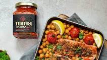 Harissa Salmon with Chickpeas Harissa Salmon with Chickpeas