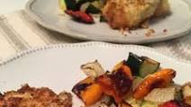 Air Fryer Breaded Pork Chops with Vegetables Air Fryer Breaded Pork Chops with Vegetables