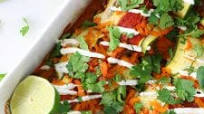 Vegan Zucchini Jakfruit Enchiladas Vegan Zucchini Jakfruit Enchiladas