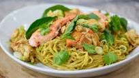 Lobster Noodles with Buttered Kecap Manis and Thai Basil Lobster Noodles with Buttered Kecap Manis and Thai Basil