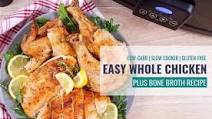 How to Cook a Whole Chicken in a Slow Cooker - Plus Bone Broth Recipe How to Cook a Whole Chicken in a Slow Cooker - Plus Bone Broth Recipe