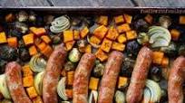 Roasted Fall Vegetable & Italian Sausage Sheet Pan Meal Roasted Fall Vegetable & Italian Sausage Sheet Pan Meal