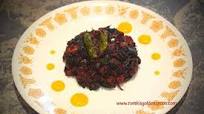 Bengali Style Laal Saag | Red Spinach Dry Curry - Rumki's Golden Spoon Bengali Style Laal Saag | Red Spinach Dry Curry - Rumki's Golden Spoon