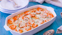 Cheesy Ham and Sweet Potato Casserole Cheesy Ham and Sweet Potato Casserole