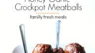 Honey Garlic Crockpot Meatballs Honey Garlic Crockpot Meatballs