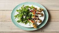 Carrot & Beet Bruschetta Toasts with Lemony Ricotta and Radish-Arugula Salad Carrot & Beet Bruschetta Toasts with Lemony Ricotta and Radish-Arugula Salad