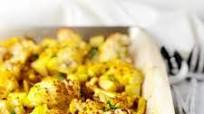 Roasted Cauliflower and Potatoes with Cumin and Turmeric Roasted Cauliflower and Potatoes with Cumin and Turmeric