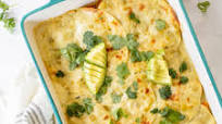 Vegan Butternut Squash Poblano Enchilada Casserole Vegan Butternut Squash Poblano Enchilada Casserole
