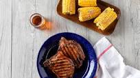 Grilled Honey BBQ Pork Chops Recipe Grilled Honey BBQ Pork Chops Recipe