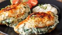 Healthy Spinach Stuffed Chicken Breast Healthy Spinach Stuffed Chicken Breast