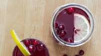 Cleansing Cranberry Lemon Juice Drink Cleansing Cranberry Lemon Juice Drink