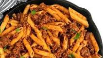 Creamy ground beef pasta Creamy ground beef pasta