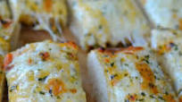 Triple Cheese Garlic Bread Triple Cheese Garlic Bread