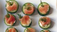 Cucumber Cups with Dill Cream and Smoked Salmon Cucumber Cups with Dill Cream and Smoked Salmon