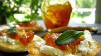 Fig Jam and Goat Cheese Crostini Fig Jam and Goat Cheese Crostini