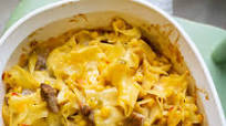 Saucy Pork and Noodle Bake Saucy Pork and Noodle Bake