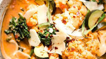 Creamy Tomato Soup with Chicken and Vegetables Creamy Tomato Soup with Chicken and Vegetables