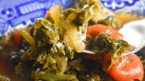 Instant Pot Tomato Braised Kale Instant Pot Tomato Braised Kale