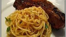 Marinated Asian Pork Chops & Sesame Peanut Noodles Marinated Asian Pork Chops & Sesame Peanut Noodles