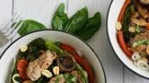 Thai Stir Fry with Pork and Broccolini Thai Stir Fry with Pork and Broccolini