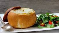Chicken Cheese Enchilada Soup in Bread Bowls Chicken Cheese Enchilada Soup in Bread Bowls