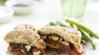 Ember-baked focaccia stacks Ember-baked focaccia stacks
