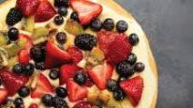 Fruit Pizza With Vanilla Glaze Fruit Pizza With Vanilla Glaze