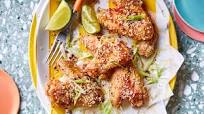 Air fryer chicken wings with honey and sesame Air fryer chicken wings with honey and sesame