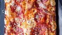 Detroit Style Pan Pizza - The Red Stripe Detroit Style Pan Pizza - The Red Stripe