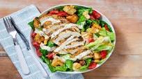 Chicken Caesar Salad with Parmesan Frico and Homemade Croutons Chicken Caesar Salad with Parmesan Frico and Homemade Croutons