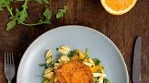 Spiced Pork Chops with Warm Arugula and Orange Pasta Spiced Pork Chops with Warm Arugula and Orange Pasta