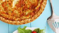 Cheesy Ham, Cheddar and Scallion Quiche Cheesy Ham, Cheddar and Scallion Quiche