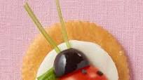RITZ Caprese Ladybug recipe RITZ Caprese Ladybug recipe