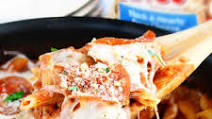 One Pan Pepperoni Pizza Pasta One Pan Pepperoni Pizza Pasta