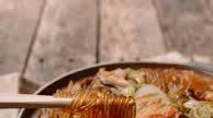 Braised Glass Noodles with Pork & Napa Cabbage Braised Glass Noodles with Pork & Napa Cabbage