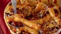 Baked Ziti with Spicy Pork and Sausage Ragu Baked Ziti with Spicy Pork and Sausage Ragu