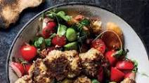 Lamb-and-bulgar wheat koftas Lamb-and-bulgar wheat koftas