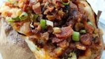 Bacon Cheese Burger Twice Baked Idaho Potatoes Bacon Cheese Burger Twice Baked Idaho Potatoes