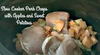 Slow Cooker Pork Chops with Apples and Sweet Potatoes Slow Cooker Pork Chops with Apples and Sweet Potatoes